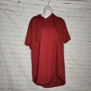MEn's Short Sleeve Hooded Top XL